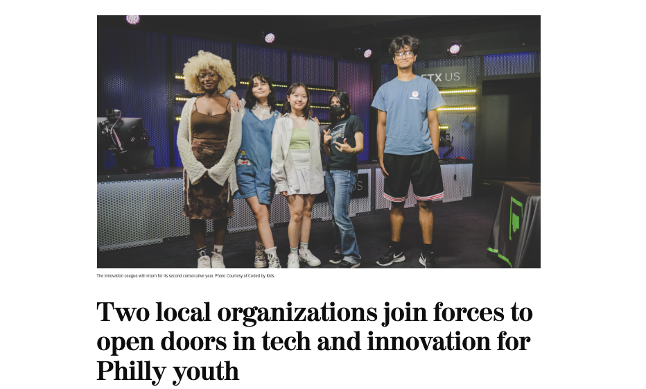 Two local organizations join forces to open doors in tech and innovation for Philly youth